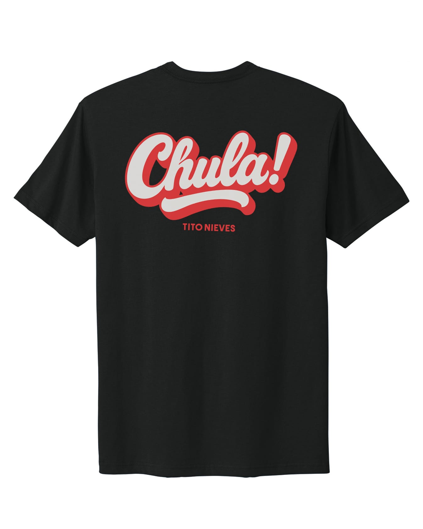 TSHIRT Chula Negro Back PR