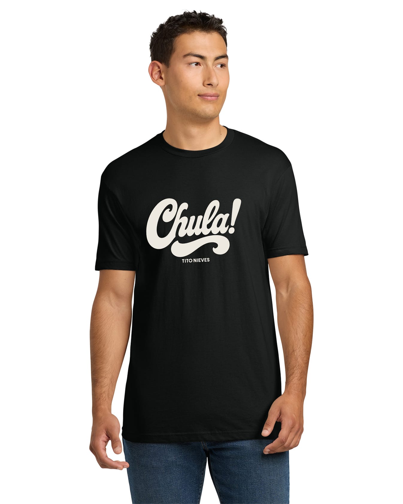 TSHIRT Chula Negro Blanco PR