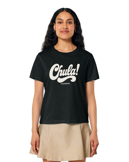 TSHIRT Chula Negro Blanco PR