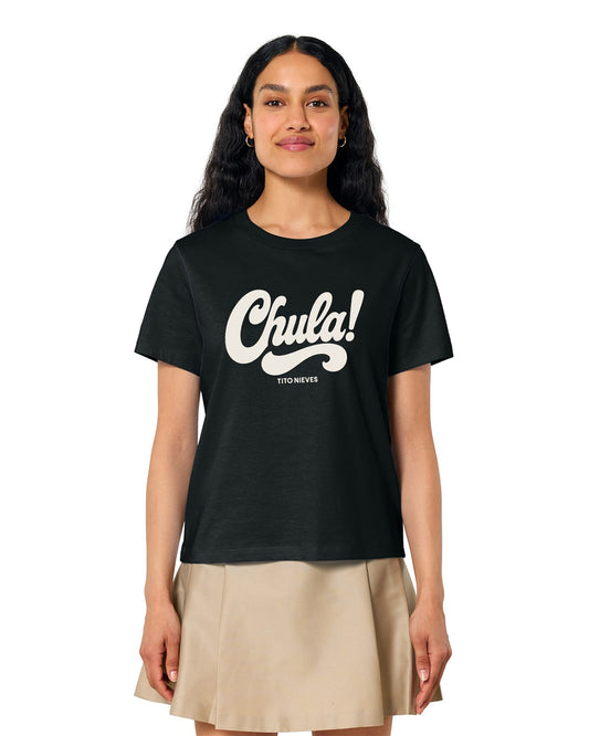 TSHIRT Chula Negro Blanco PR