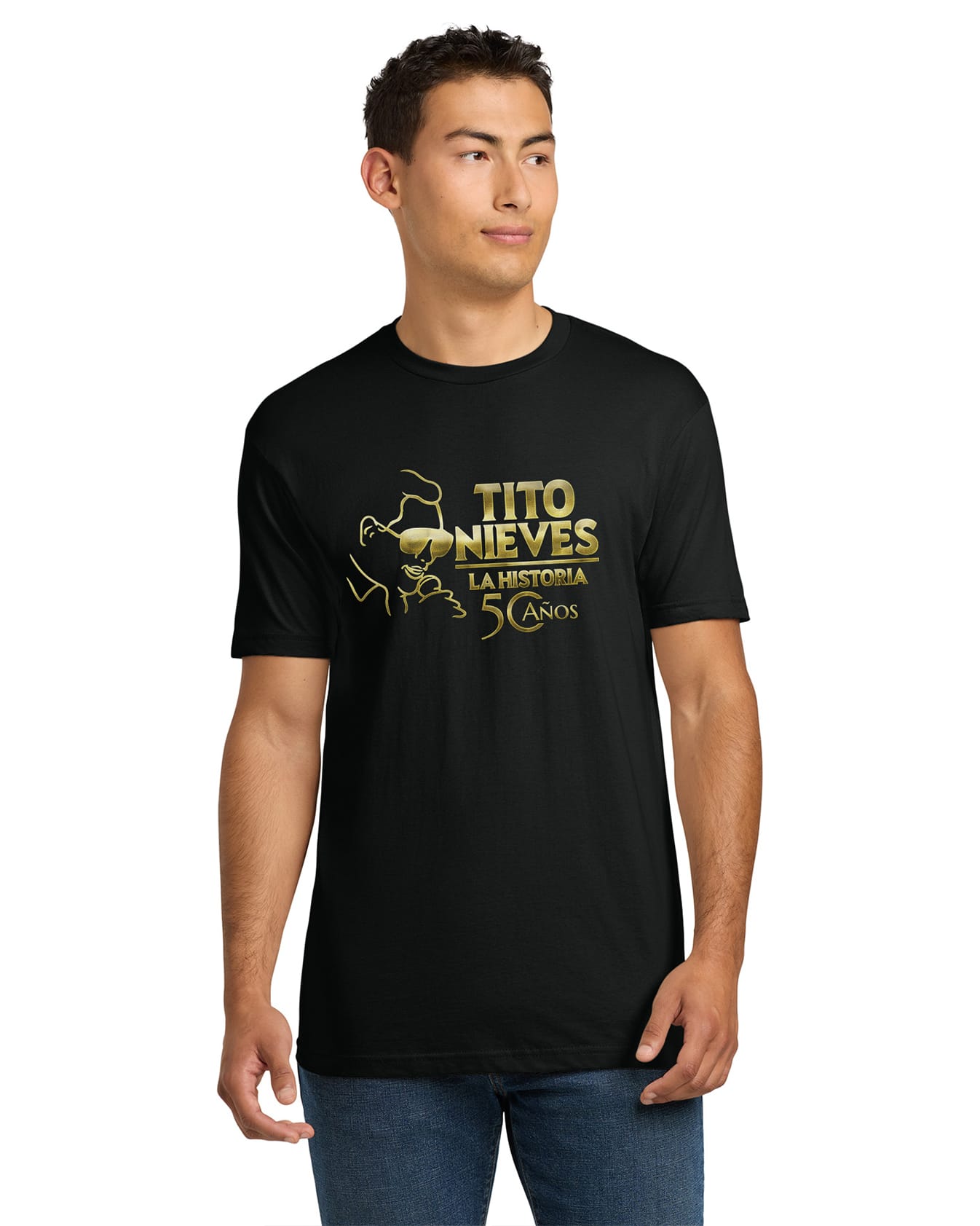TSHIRT Negro Gold PR
