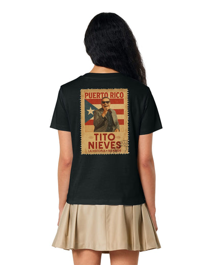 TSHIRT Negra Stamp PR