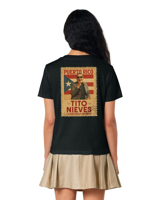 TSHIRT Negra Stamp PR